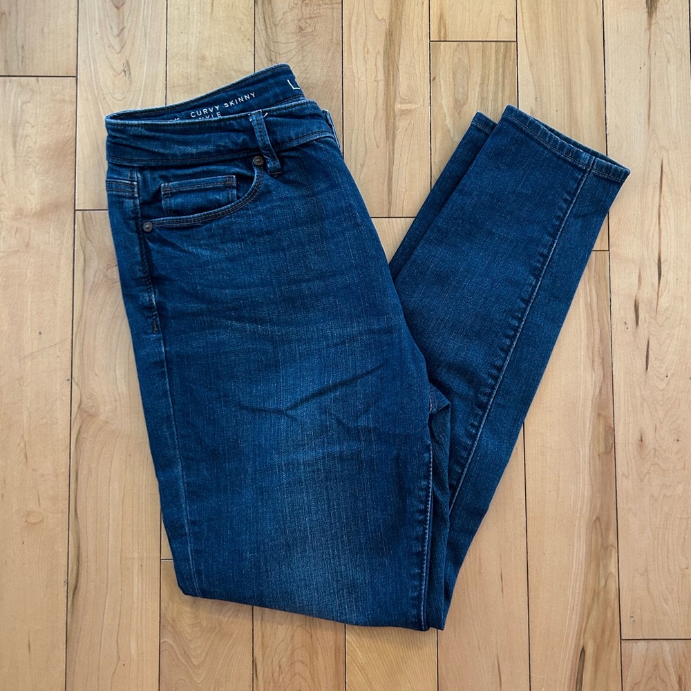 Loft Curvy Skinny Ankle Jeans